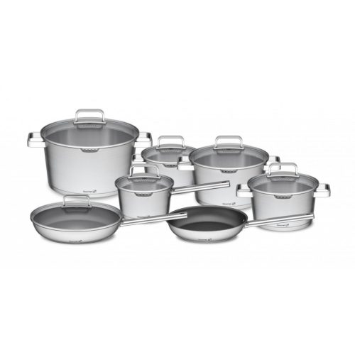 G21 Gourmet Magic edénykészlet szűrővel, 13 darabos, rozsdamentes acél