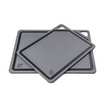 G21 EcoCut szeletelődeszka természetes cellulózból – 2 darabos készlet, grafit színben