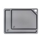 G21 EcoCut szeletelődeszka természetes cellulózból – 2 darabos készlet, grafit színben