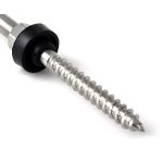 G21 tetőcsavar M10, 300 mm-es csavar, hullámos tetőhöz, komplett szett