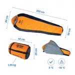 Hálózsák Acra Mummy10 220 x 80/55 cm múmia