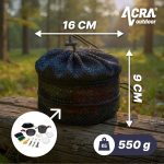 Acra C20 alumínium kempinggarnitúra 1-2 személyes