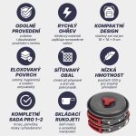 Acra C20 alumínium kempinggarnitúra 1-2 személyes