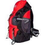 Hátizsák Acra Adventure 50 L túrázásra, piros