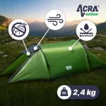 Acra ultrakönnyű sátor ST32 2 fő részére, zöld