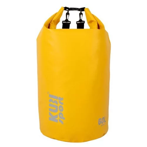 KUBIsport vízálló zsák 60 L sárga