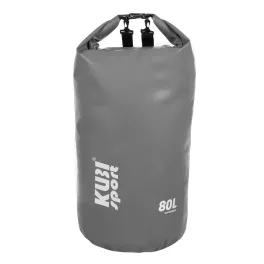 KUBIsport vízálló zsák 80 L szürke