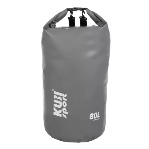 KUBIsport vízálló zsák 80 L szürke