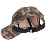 Sixtol LED siltes sapka B-CAP 25lm világítással, újratölthető, USB terepszínű