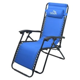 Cattara LIVORNO kempinges állítható nyugágy, kék