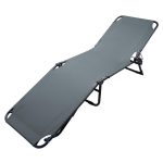 Cattara BERLIN összecsukható kemping napozóágy szürke