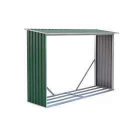 Tüzifa tároló G21 WOH 181 - 242 x 75 cm, zöld