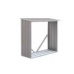 Tüzifa tároló G21 WOH 136 - 182 x 75 cm, szürke