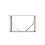 G21 WOH 335 tüzifa tároló - 242 x 89 cm, zöld