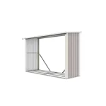 G21 WOH 335 tüzifa tároló - 242 x 89 cm, szürke