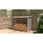 G21 WOH 335 tüzifa tároló - 242 x 89 cm, szürke
