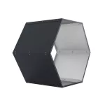 Tüzifatároló G21 HEX 53 - 92 x 60 cm, antracit