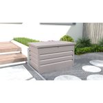 Kerti láda G21 Denver 280 L, szürke fém