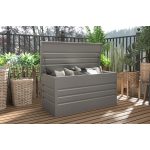 Kerti doboz G21 Denver 400 L, fémszürke