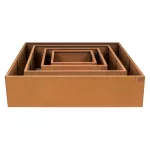 G21 Corten magaságyás, 70 × 32 × 70 cm