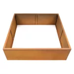 G21 102 x 32 x 102 cm, Corten magaságyás