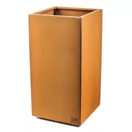 G21 Corten Square virágláda, 40 x 80 x 40 cm