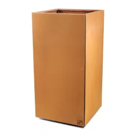 G21 Corten Square virágláda, 50 x 100 x 50 cm