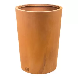 G21 Corten Round virágláda, 55 x 75 cm