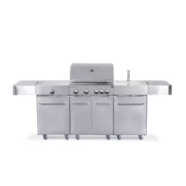   G21 Arizona gázgrill, BBQ Premium Line konyha 6 égőfej + ajándék nyomáscsökkentő