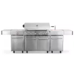 G21 Nevada BBQ konyha Premium Line gázgrill, 8 égőfej + ajándék nyomáscsökkentő