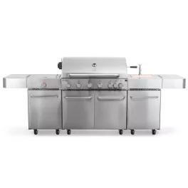   G21 Nevada BBQ konyha Premium Line gázgrill, 8 égőfej + ajándék nyomáscsökkentő