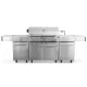 G21 Nevada BBQ konyha Premium Line gázgrill, 8 égőfej + ajándék nyomáscsökkentő