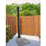 Napelemes zuhany G21 Raven 40 l, fekete