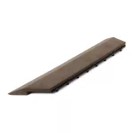 G21 Indiai teak átvezető profil a WPC burkolócsempékhez, 38,5 x 7,5 cm sarok (jobb)