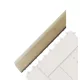 G21 Cumaru átvezető profil a WPC burkolócsempékhez, 38,5 x 7,5 cm sarok (bal)