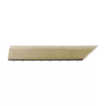 G21 Cumaru átvezető profil a WPC burkolócsempékhez, 38,5 x 7,5 cm sarok (bal)