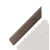 G21 Indiai teak átvezető profil a WPC burkolócsempékhez, 38,5 x 7,5 cm sarok (bal)