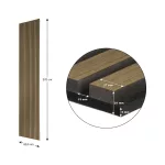 G21 akusztikus panel 270x60,5x2,1 cm, teak