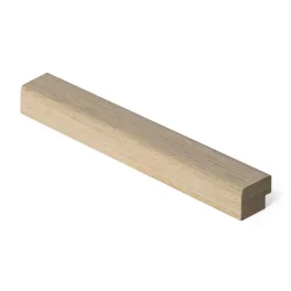 G21 befejező léc akusztikus panelhez, natúr tölgyfa