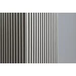 G21 záróprofil akusztikus panelhez, szürke tölgy színben