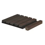 G21 záróprofil akusztikus panelhez, sötét dió színben