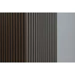 G21 záróprofil akusztikus panelhez, sötét dió színben