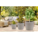 G21 Cement Round virágcserép 44 x 44 x 39,5