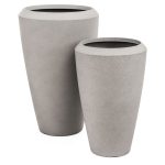 G21 Cement Oval virágcserép 55 x 55 x 86,3