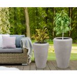 G21 Cement Oval virágcserép 44,3 x 44,3 x 69,8