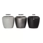 G21 Cement Oval virágcserép 44,3 x 44,3 x 69,8