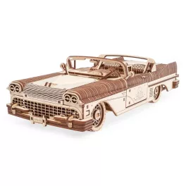   Ugears játék - 3D fa mechanikus kirakós VM-05 Autó (50's convertible)