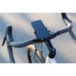 FIXED Bikee ALU 2 alumínium mobiltelefon tartó kerékpárra forgó fejjel, fekete