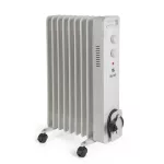G21 Merapi olajradiátor fehér, 9 elem, 2000 W