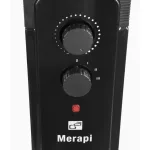 G21 Merapi olajradiátor fekete, 11 elem, 2500 W